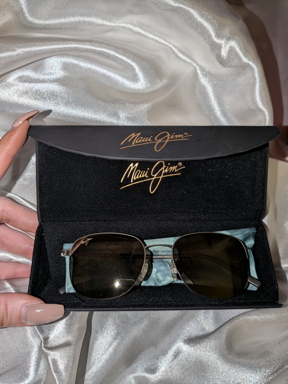 Maui Jim Sunglasses - Silver Frame with Brown Lenses BNIB